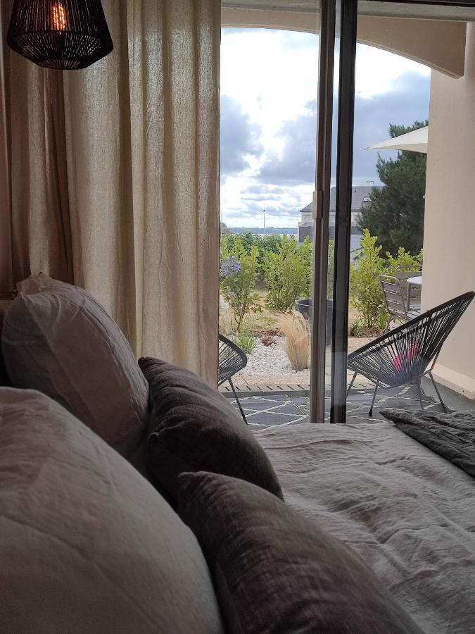 Le 3 Appartement Vue Mer Avec Jardin 100M De La Plage Et De La Thalasso Конкарно Экстерьер фото